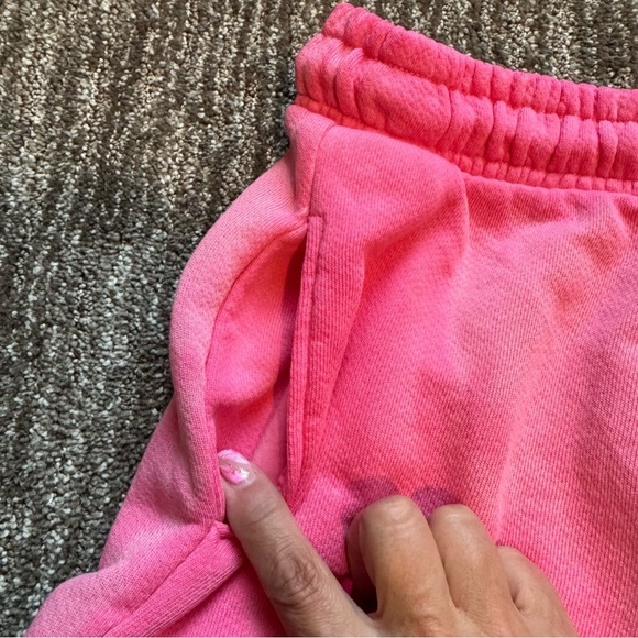 Cotton Citizen Vintage Wash Hot Pink Brooklyn Raw Hem Elastic Waist Short Small - Picture 4 of 12